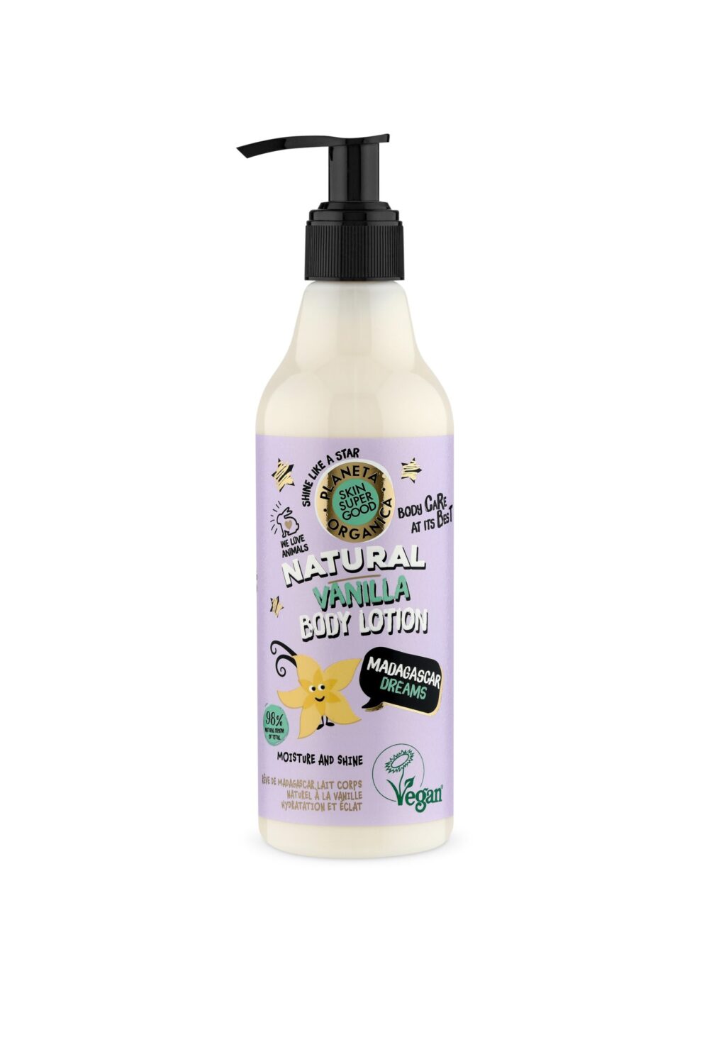 LOCIÓN CORPORAL NATURAL DE VAINILLA «MADAGASCAR DREAMS» - 250ml 1