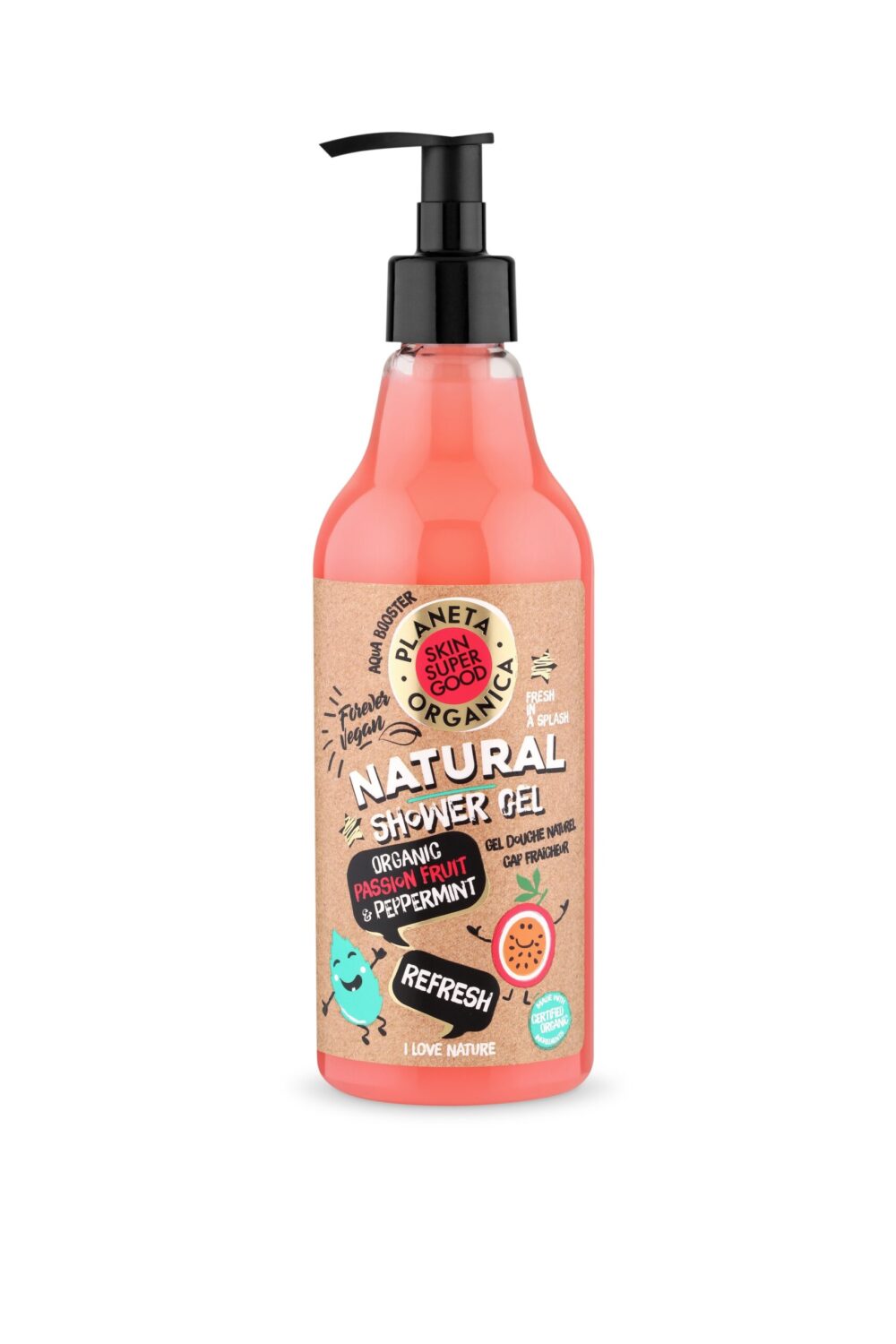 GEL DE DUCHA NATURAL «REFRESH» - 500ml 1