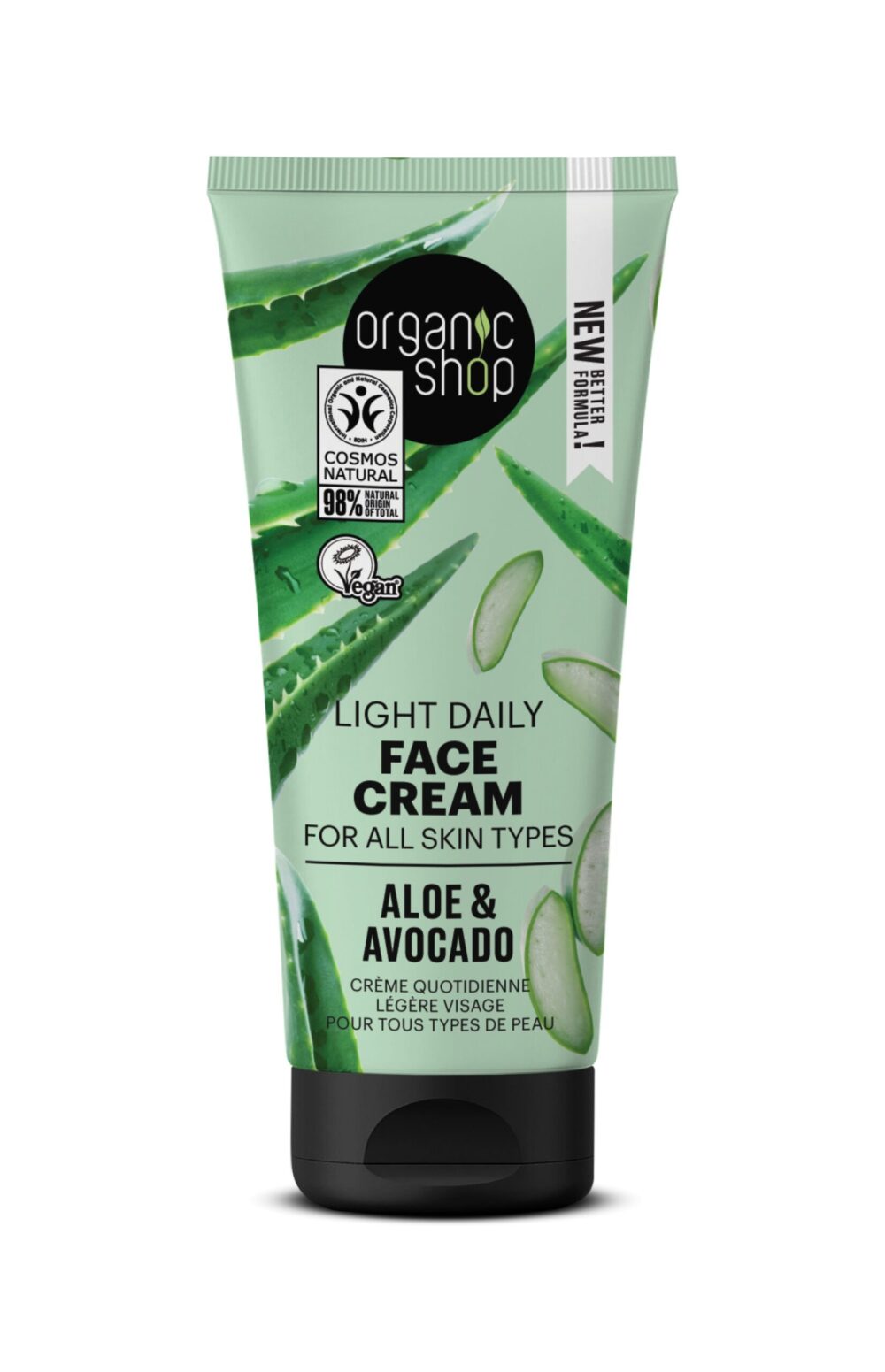 CREMA FACIAL LIGERA ALOE Y AGUACATE - 50 ml