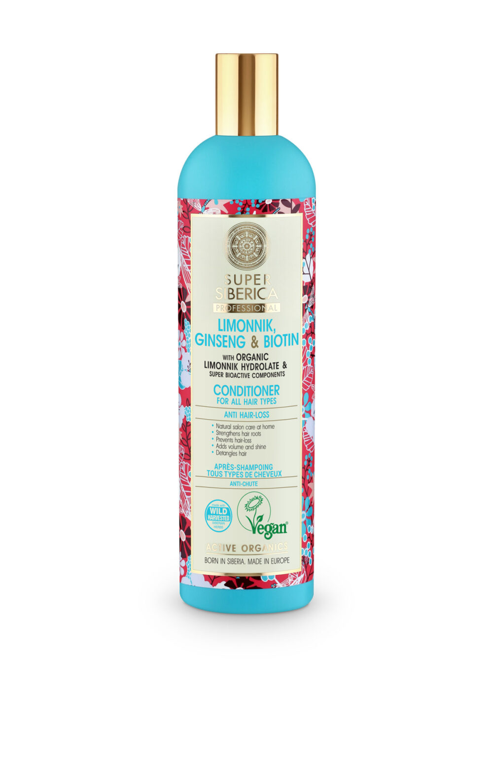 Bálsamo capilar profesional SCHIZANDRA, GINSENG y BIOTINA, para todo tipo de cabello - 400 ml