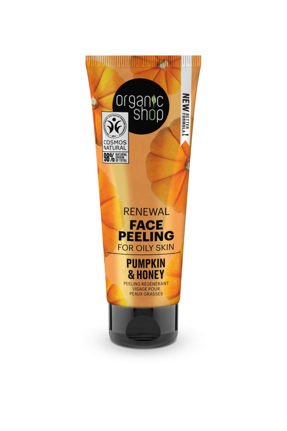 EXFOLIANTE FACIAL RENOVADOR PARA PIEL GRASA ACEITE DE CALABAZA ORGÁNICO - 75 ml