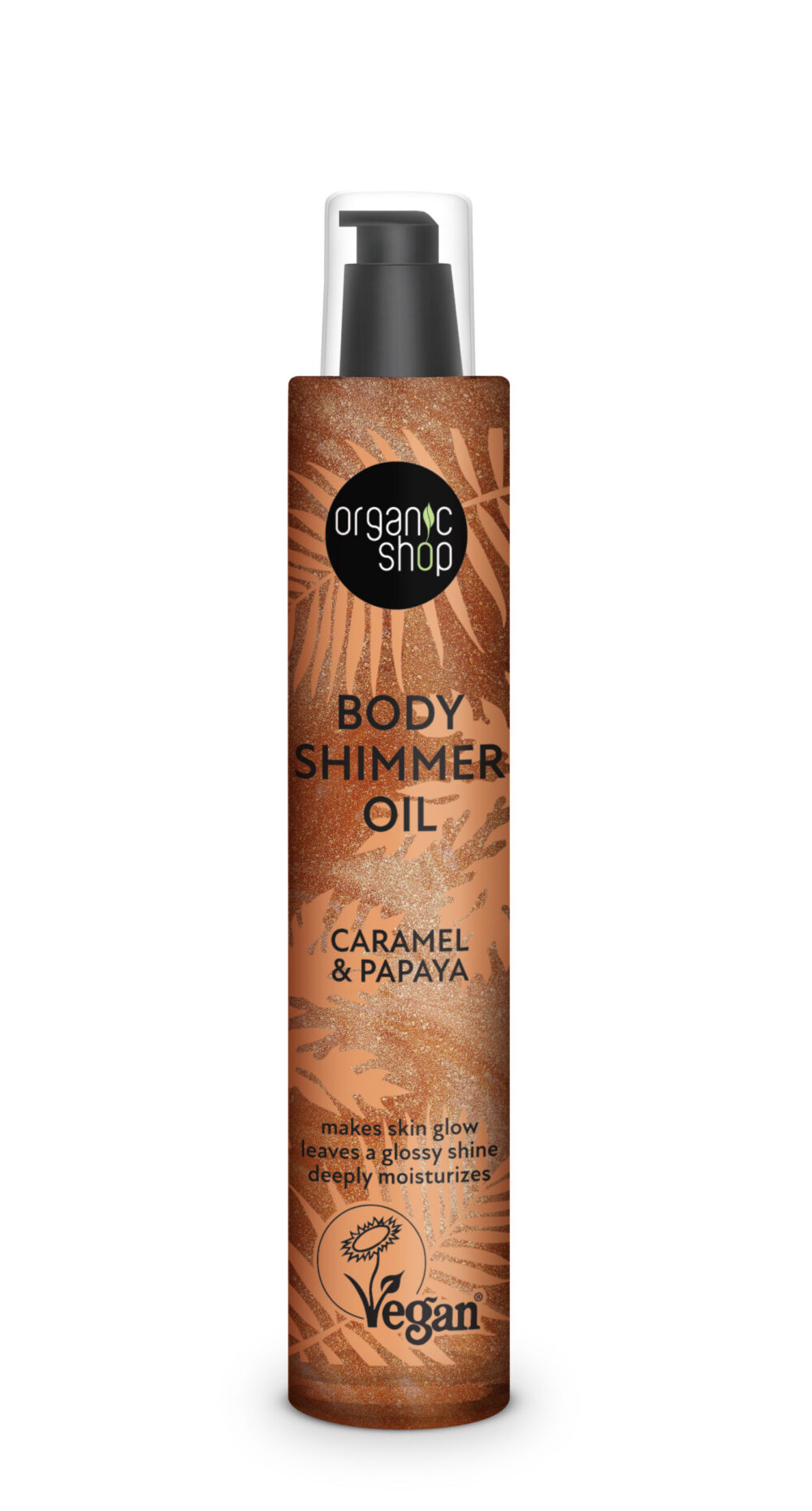 ACEITE BODY SHIMMER CARAMELO Y PAPAYA - 100 ml