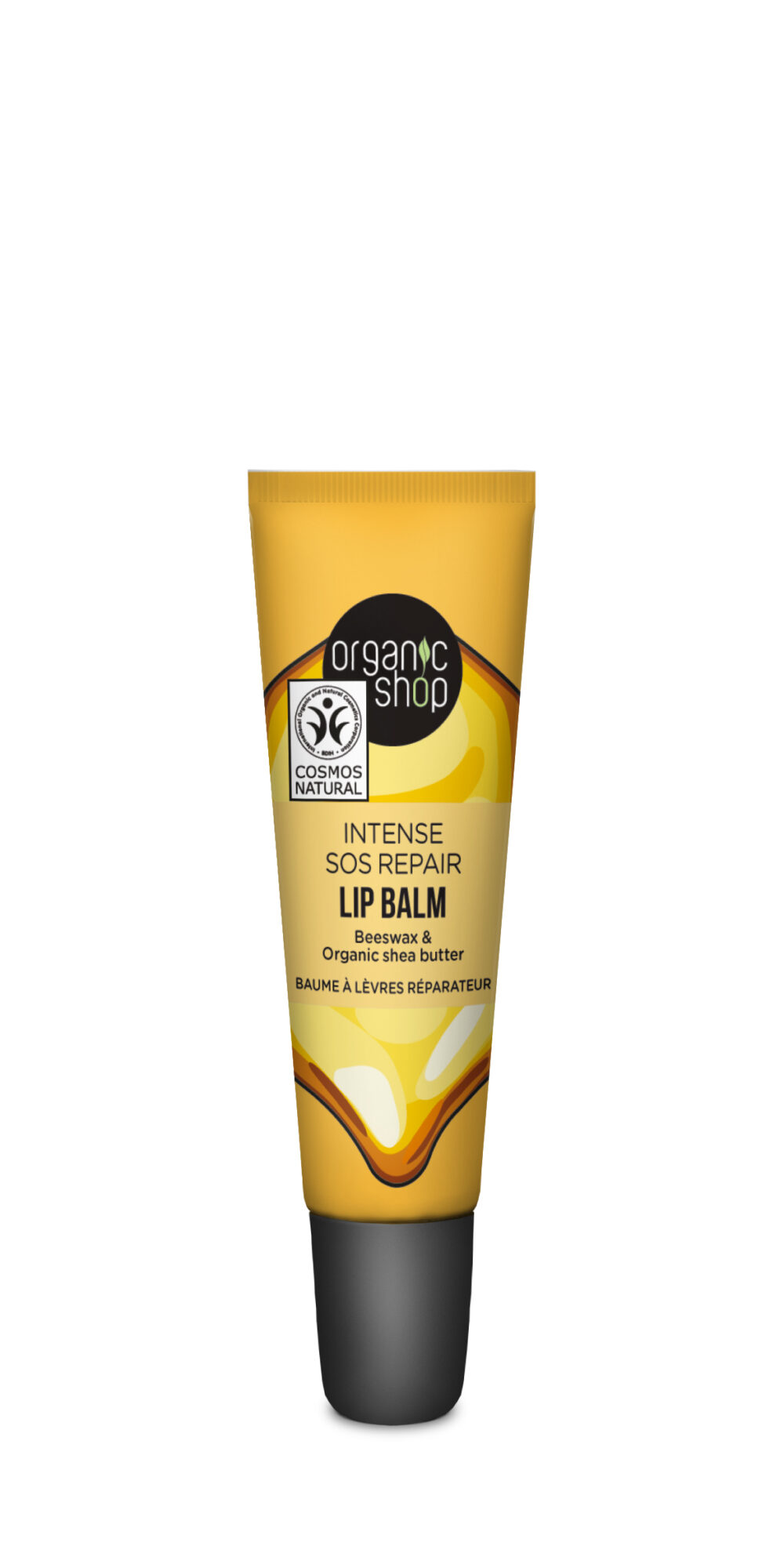 BÁLSAMO LABIAL SOS REPARADOR CON CERA DE ABEJAS Y MANTECA DE KARITÉ, 10 ML - 12 ml