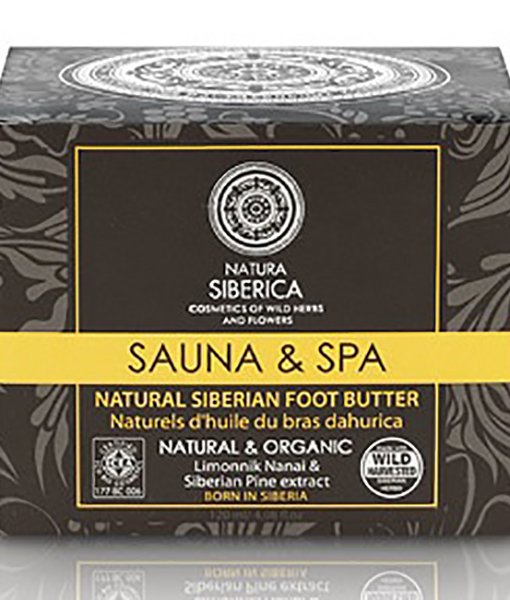 SAUNA&SPA MANTECA NATURAL SIBERIANA PARA PIES - 120 ml.