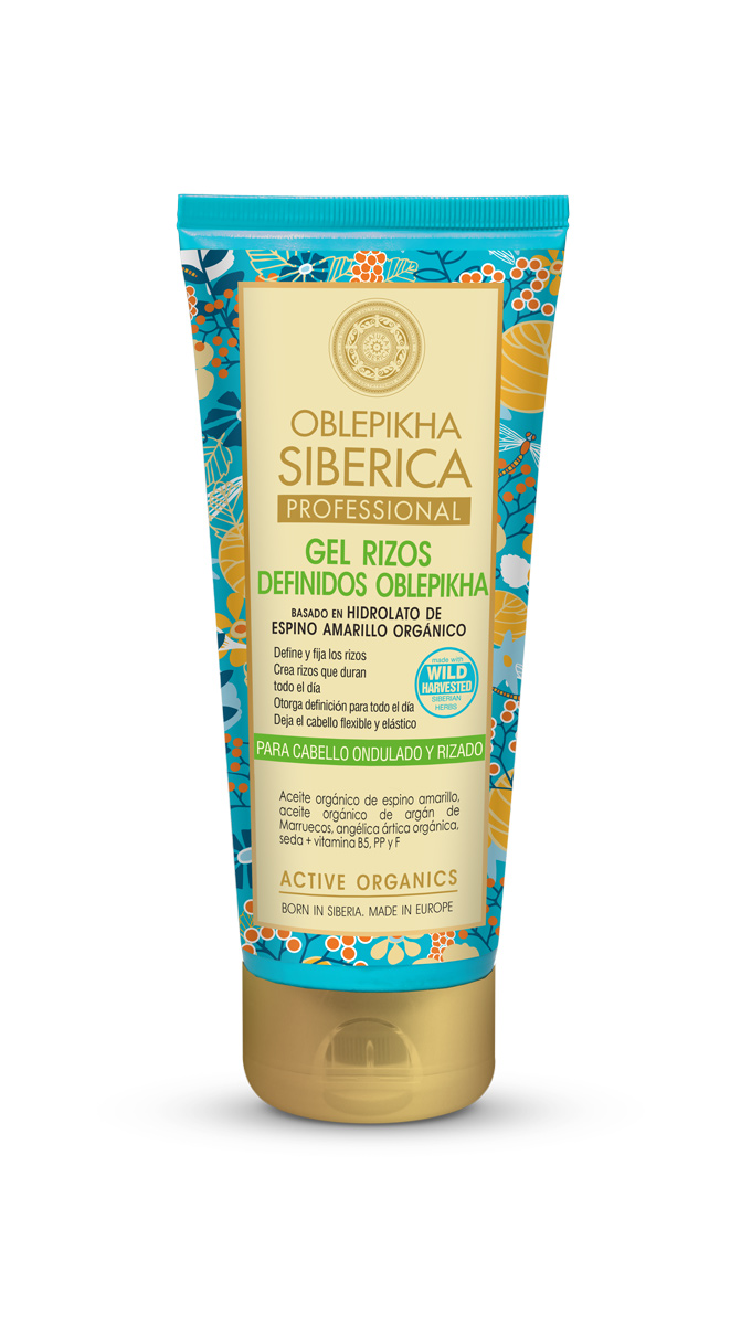 GEL DE RIZOS DEFINIDOS CON HIDROLATO DE ESPINO AMARILLO ORGÁNICO