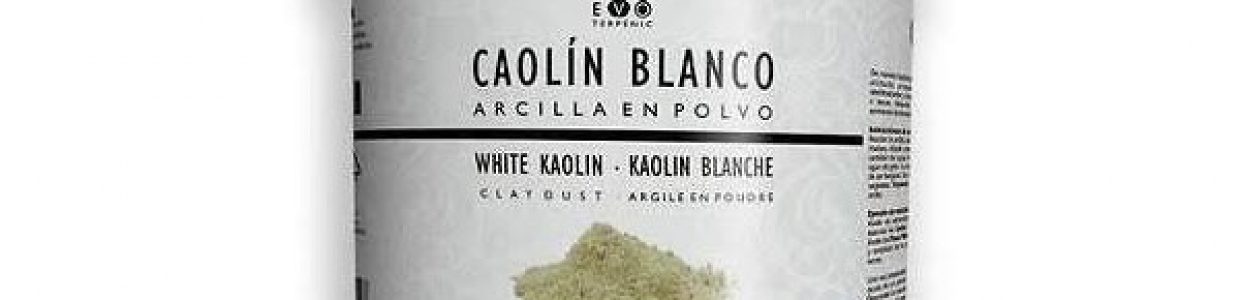 Terpenic Labs-ARCILLA BLANCA O CAOLIN 500G - Cosmetica Organica Canarias